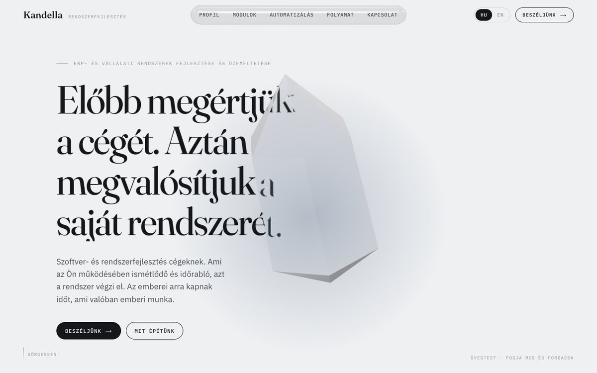 Üvegtest — Visszafogott üvegtest, csendes fénytöréssel.